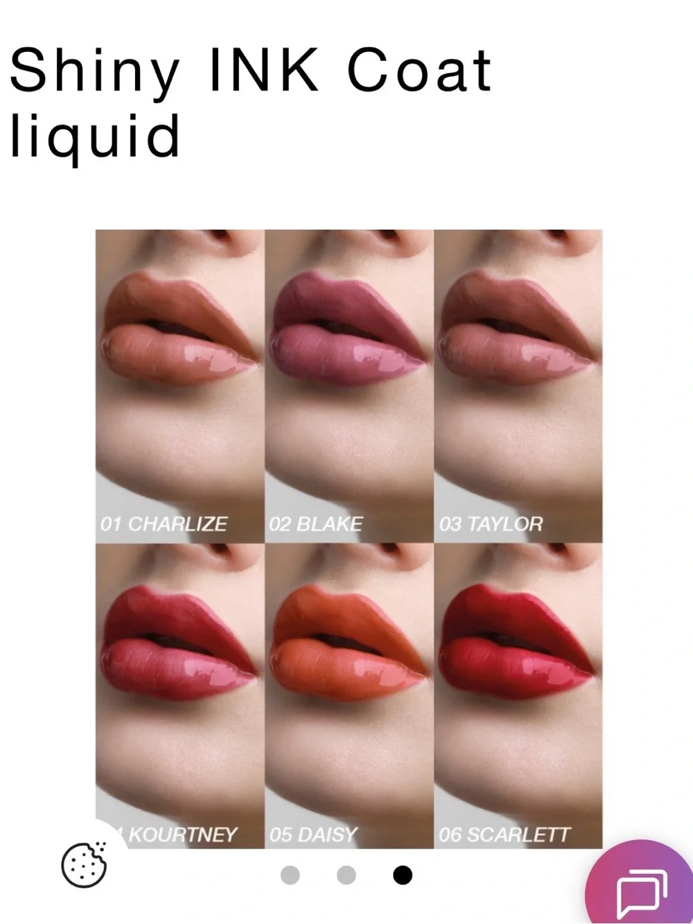 Shiny INK Coat Liquid Lip Gloss - 06 ( Scarlett)